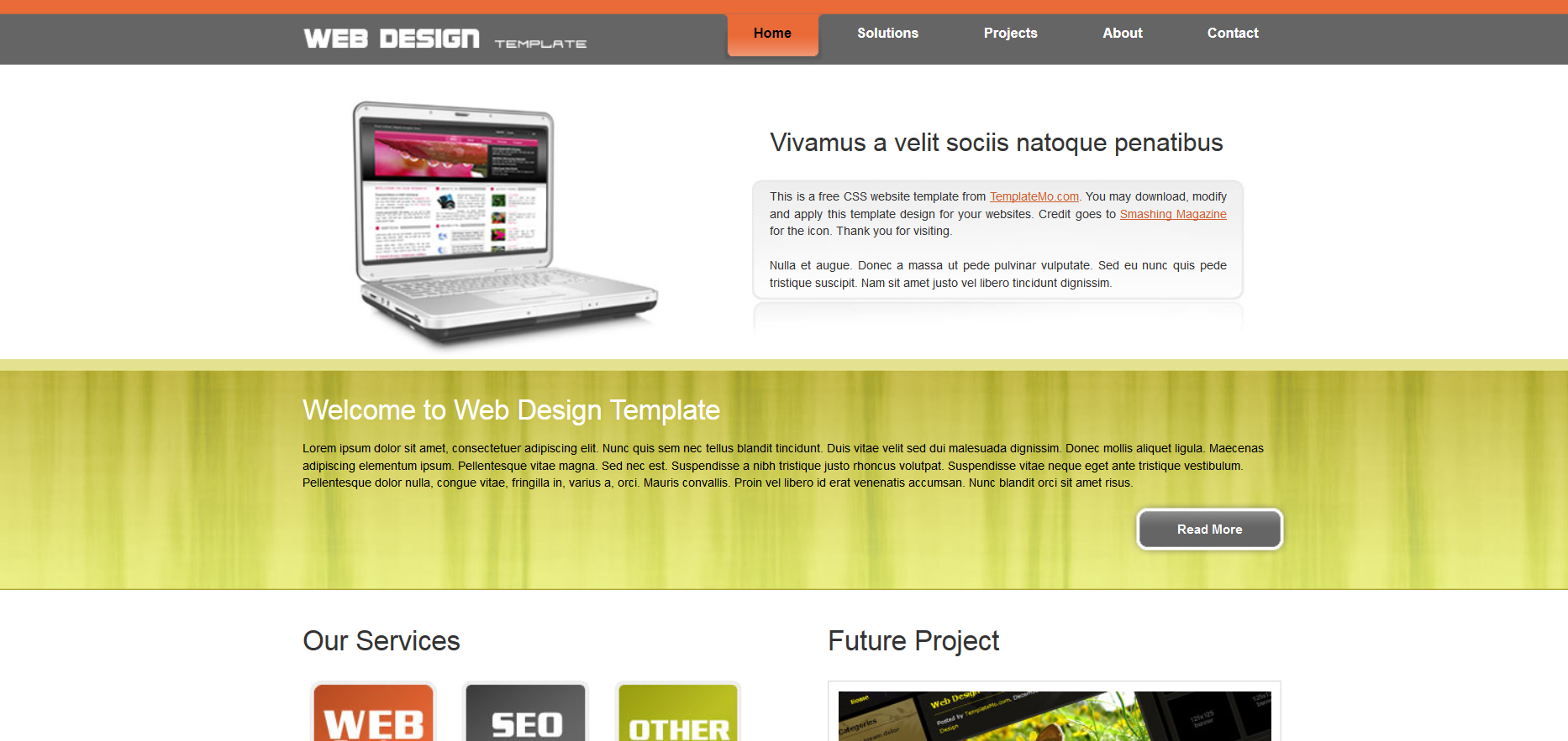 Шаблон сайта Компьютеры №471