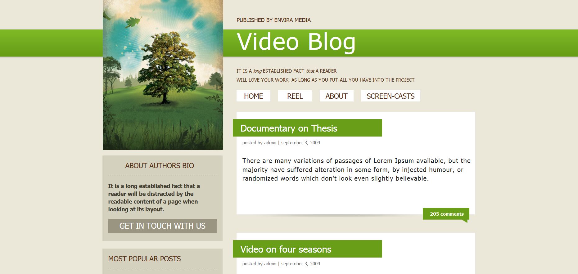 Шаблон сайта Персональные №191