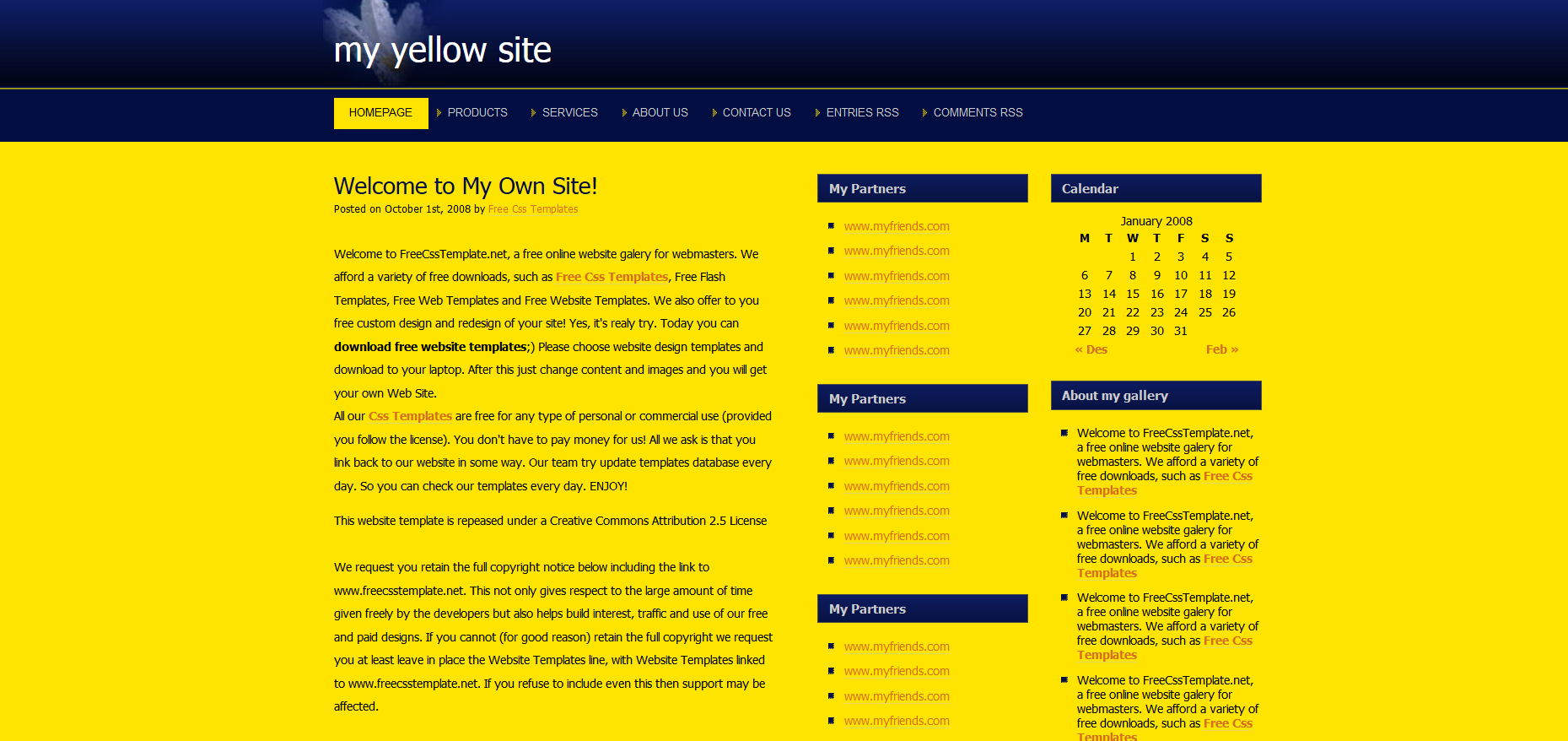 Шаблон сайта Персональные №352